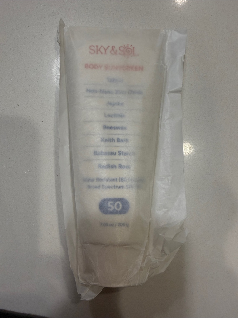 SKY & SOL (SPF 50) Organic/Clean Sunscreen Lotion